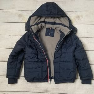 Tommy Hilfiger Navy Blue Toddler Boys Puffer Coat